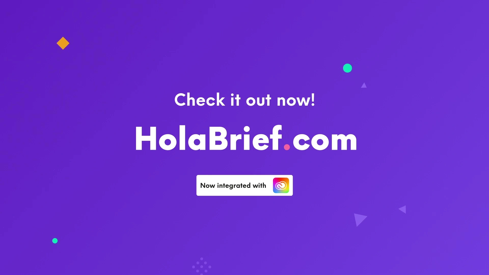 HolaBrief - Adobe CC Integration